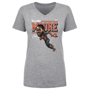 Elijah Moore Women's V-Neck T-Shirt | 500 LEVEL