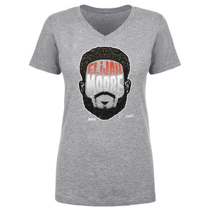 Elijah Moore Women's V-Neck T-Shirt | 500 LEVEL