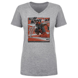 Elijah Moore Women's V-Neck T-Shirt | 500 LEVEL