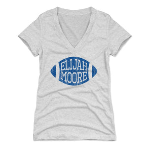 Elijah Moore Women's V-Neck T-Shirt | 500 LEVEL