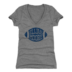 Elijah Moore Women's V-Neck T-Shirt | 500 LEVEL