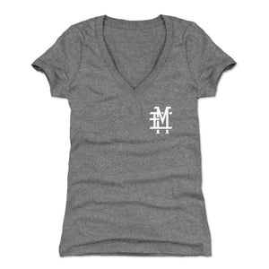 Elijah Moore Women's V-Neck T-Shirt | 500 LEVEL