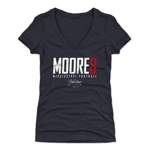 Elijah Moore Women's V-Neck T-Shirt | 500 LEVEL