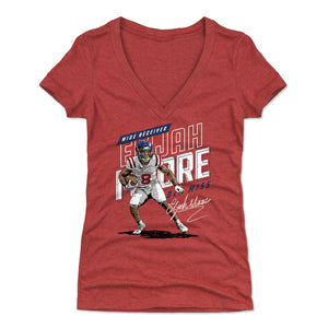 Elijah Moore Women's V-Neck T-Shirt | 500 LEVEL