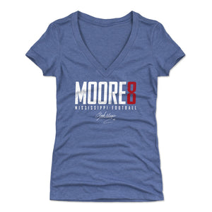 Elijah Moore Women's V-Neck T-Shirt | 500 LEVEL