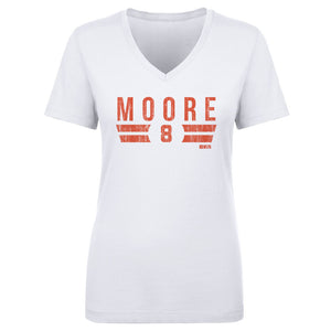 Elijah Moore Women's V-Neck T-Shirt | 500 LEVEL